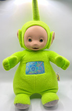 Teletubbies Dipsy Green Plush Doll Talking Interactive Working 18" 2002