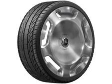 Original Mercedes-Benz 5-Loch-Rad 11,5 Jx23 ET 47, silberfarben, poliert Original Mercedes-Benz 5-Loch-Rad 11,5 Jx23 ET 47, silberfarben, poliert
