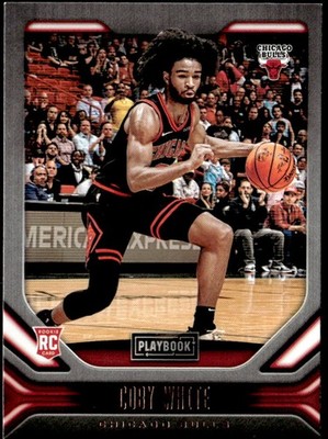 2019-20 Panini Chronicles #193 Coby White Bronze Playbook Rookie E1
