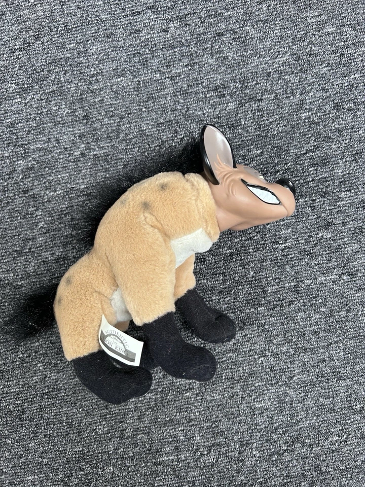 Vintage Disney The Lion King Shenzi Hyena Soft Toy Plush 1994 Vinyl Head - image 3 of 4