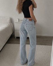 Levis Ribcage Straight Ankle Jeans Damen W27x...