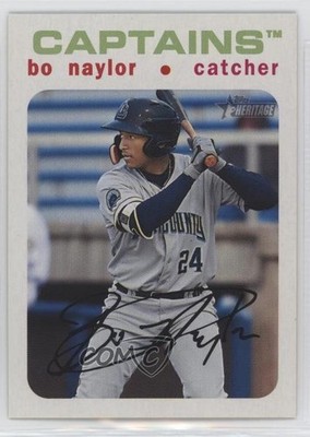 2020 Topps Heritage Minor League Edition White 40/50 Bo Naylor #13 4e9