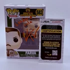 Kevin Heffernan Super Troopers Farva Signed Funko Pop JSA COA
