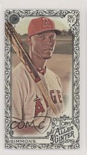 2019 Topps Allen & Ginter Mini Black Andrelton Simmons #217 4l3