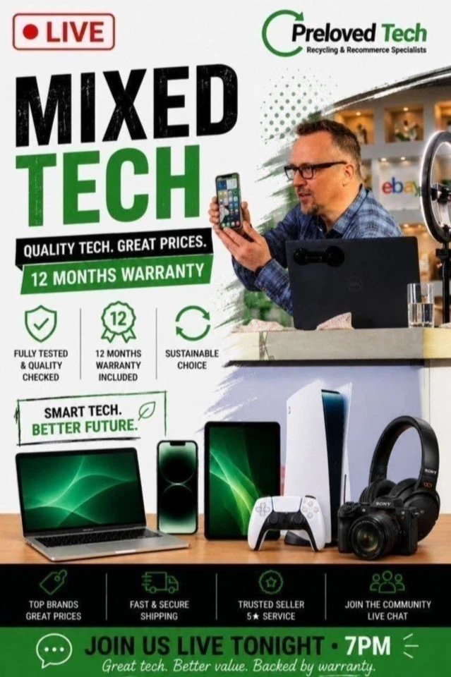 Quality Tech £1 Starts & Flashsales | Mobiles, Laptops, Tablets + More