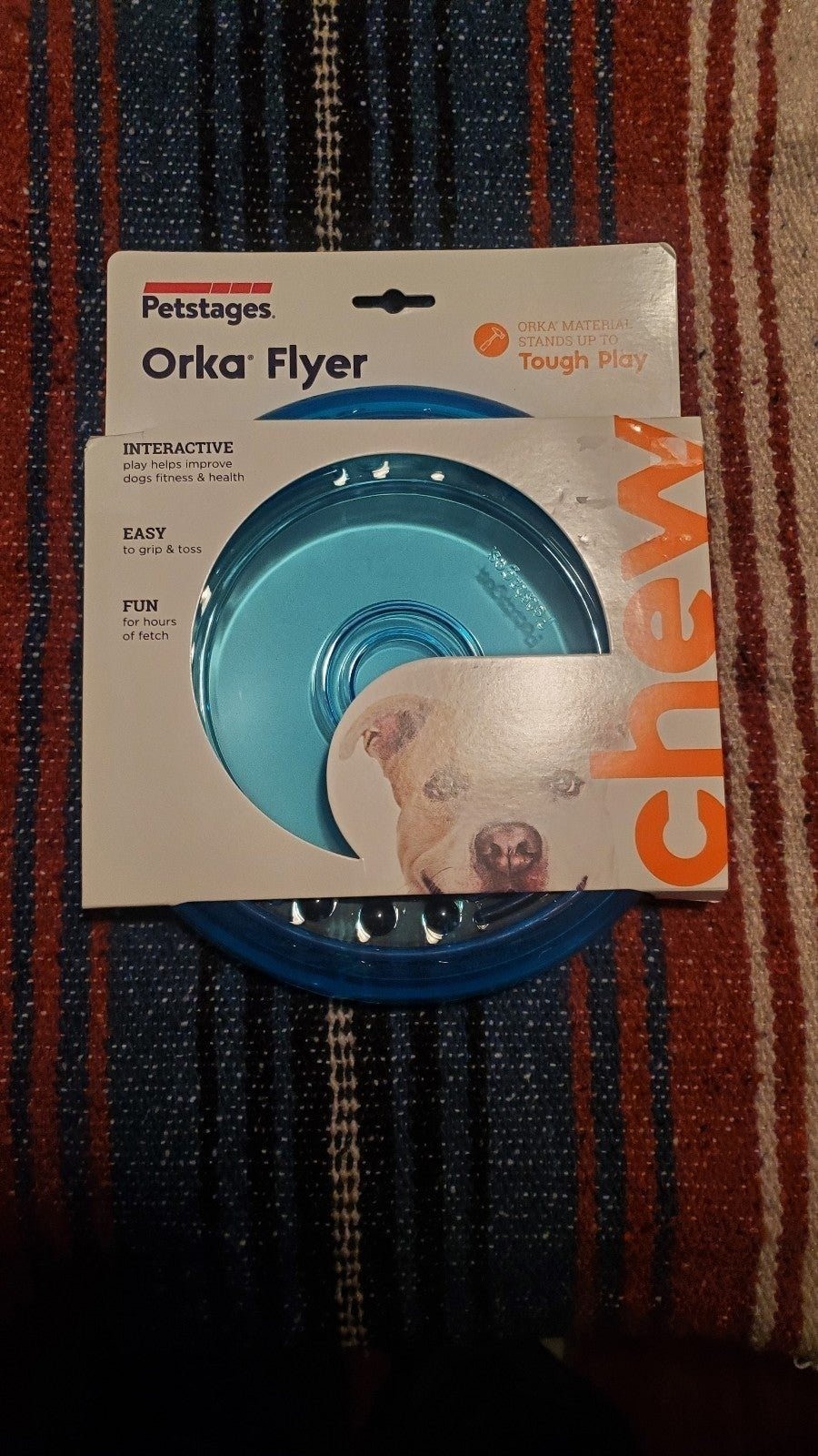 Petstages Orka Flyer Durable Chew Toy For Dogs  Chewy & Floa