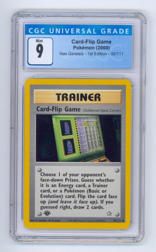 Card-Flip Game (1st Edition) graded CGC 9 for sale on eBay