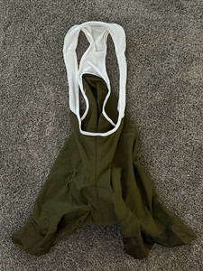 Ornot Cargo Bib Short Dark Green Womens Small