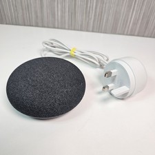 Official Google Nest Mini 2nd Generation Smart Assistant Speaker Charcoal Grey