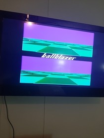 BALLBLAZER for Atari 7800 - LOVELY label, tested & works!
