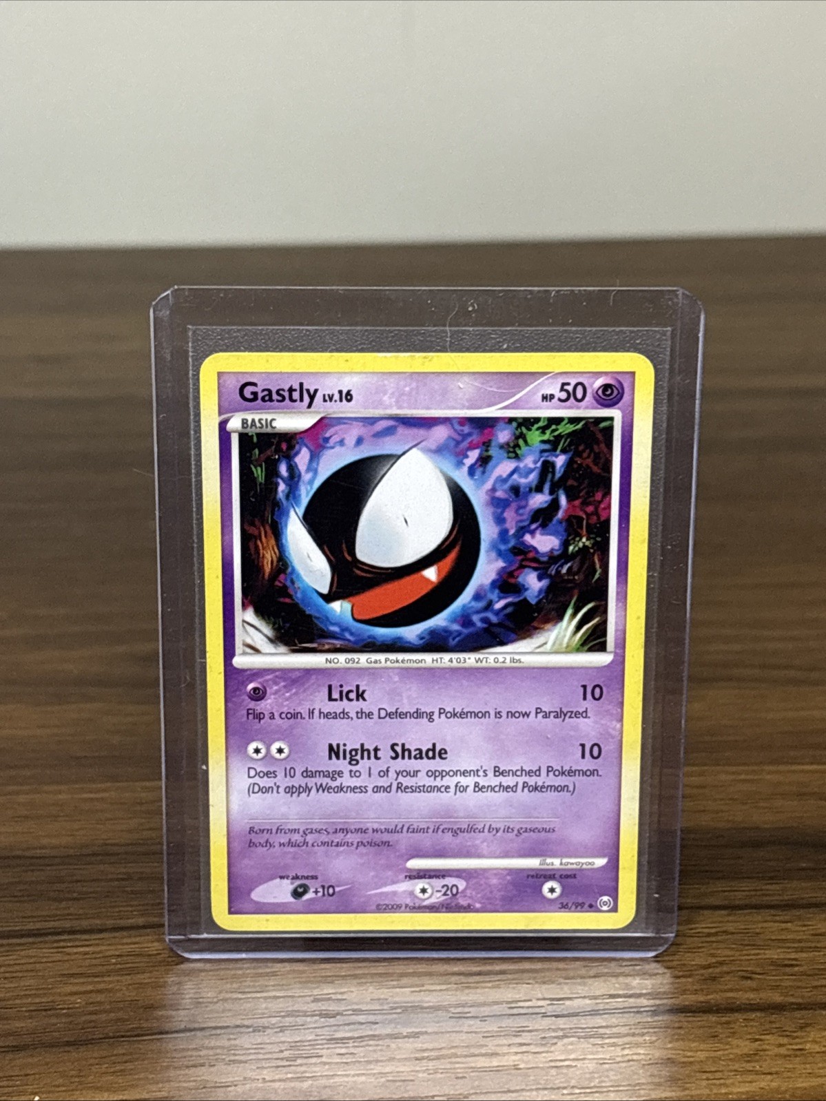 Gastly 36/99 Arceus | No Holo Regular Pokemon Card