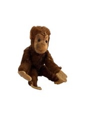 Vintage STEIFF JOCKO Miniature Mohair Jointed Monkey Chimp Rare Button 4