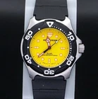 Seiko Alba Rare Aqua Gear V701-6050 Yellow 32mm Vintage JDM Import Dive Watch