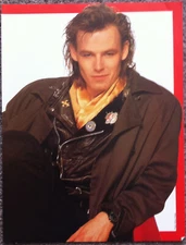 MARK SHAW / THEN JERICO - 1990 Full page UK magazine annual poster