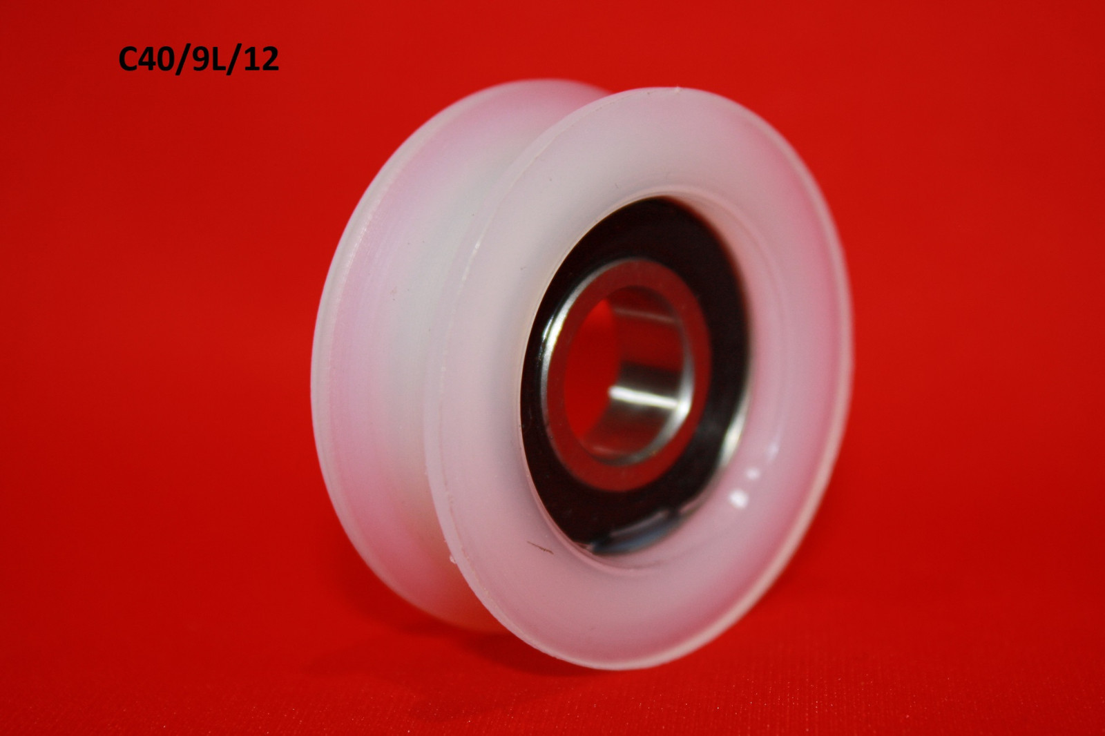 40mm Square Flat Nylon Pulley Idler Wheel, Ball Bearing different