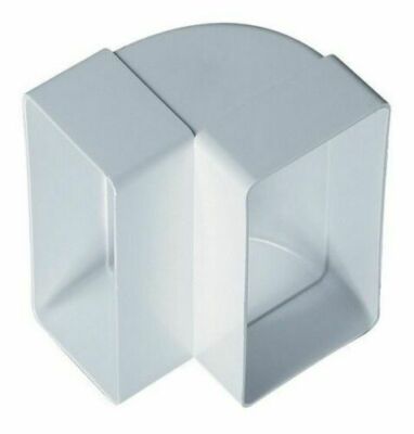 Rechteckkanalbogen 60 mm x 120 mm / 90 mm Kanalverbinder Lüftungsrohr