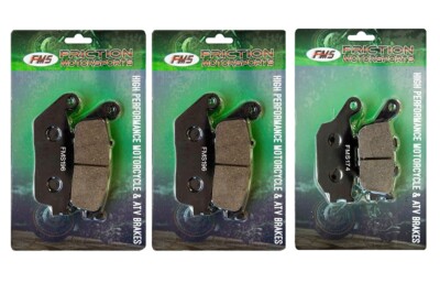 FMS Front+Rear Brake Pads for Honda CB 600 F Hornet [04-06] CBR 600 F3 [95-98]