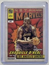 2021-22 Donruss SHAQUILLE O'NEAL Net Marvels GOLD PRESS PROOF Lakers