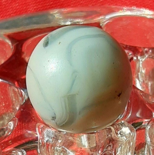 5/8" Vitro Agate Rare Chalkie Marble In Beautiful Mint Condition ๐. - Picture 7 of 11