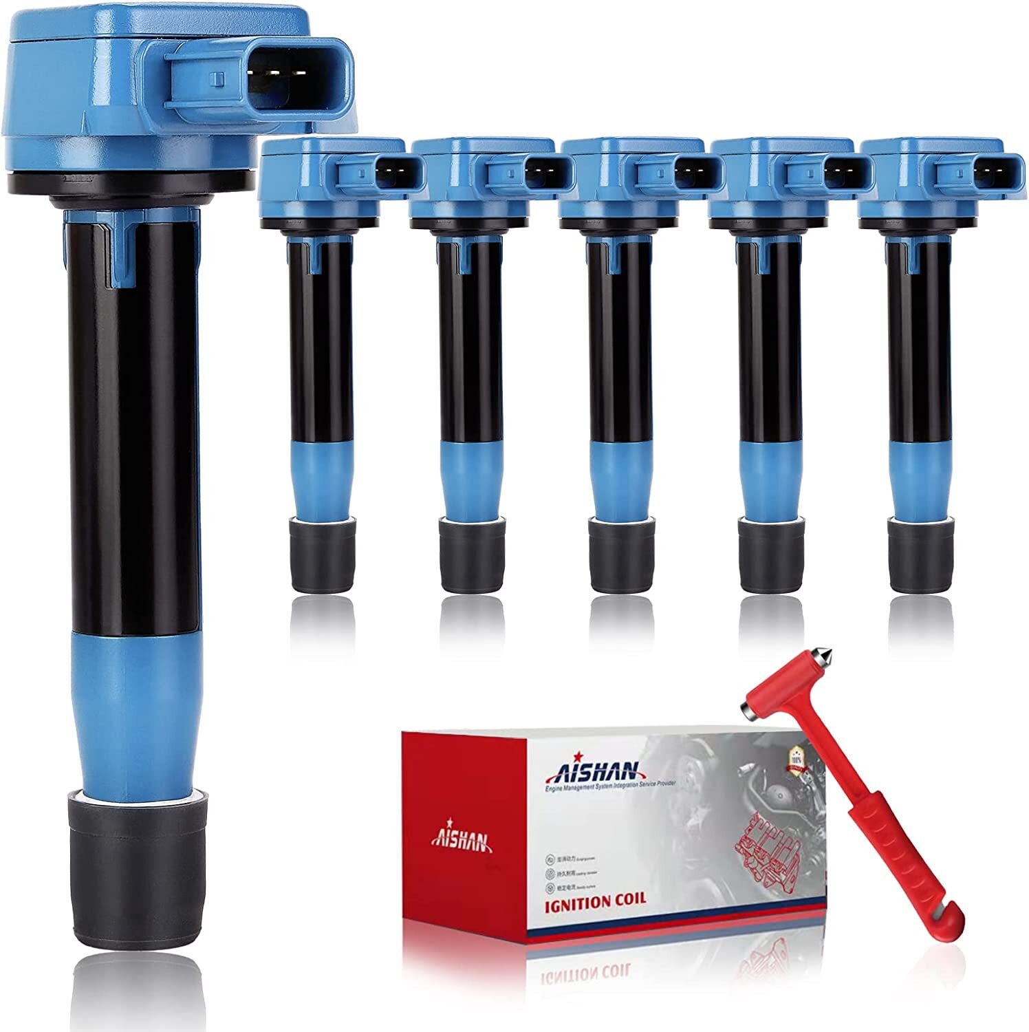 6 Ignition Coil Pack Set For Honda Accord & Odyssey 3.0L 3.2 - Foto 9
