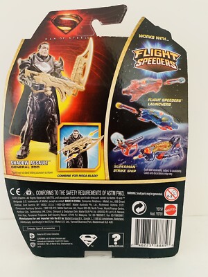 Superman Man of Steel Shadow Assault General Zod with 2-in-1 Mega