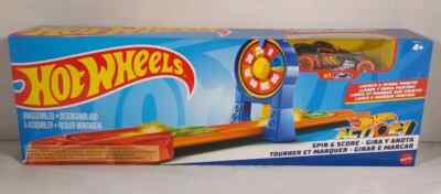 Hot Wheels Mattel Action Spin & Score Track Set Launch and Score Points