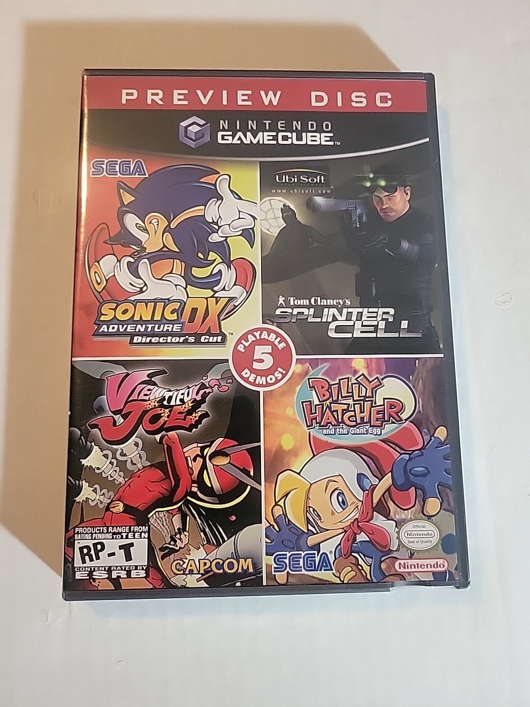 Red Gamecube Disc GameCube Preview Disc (Nintendo GameCube, 2003) New-sealed PRISTINE ...