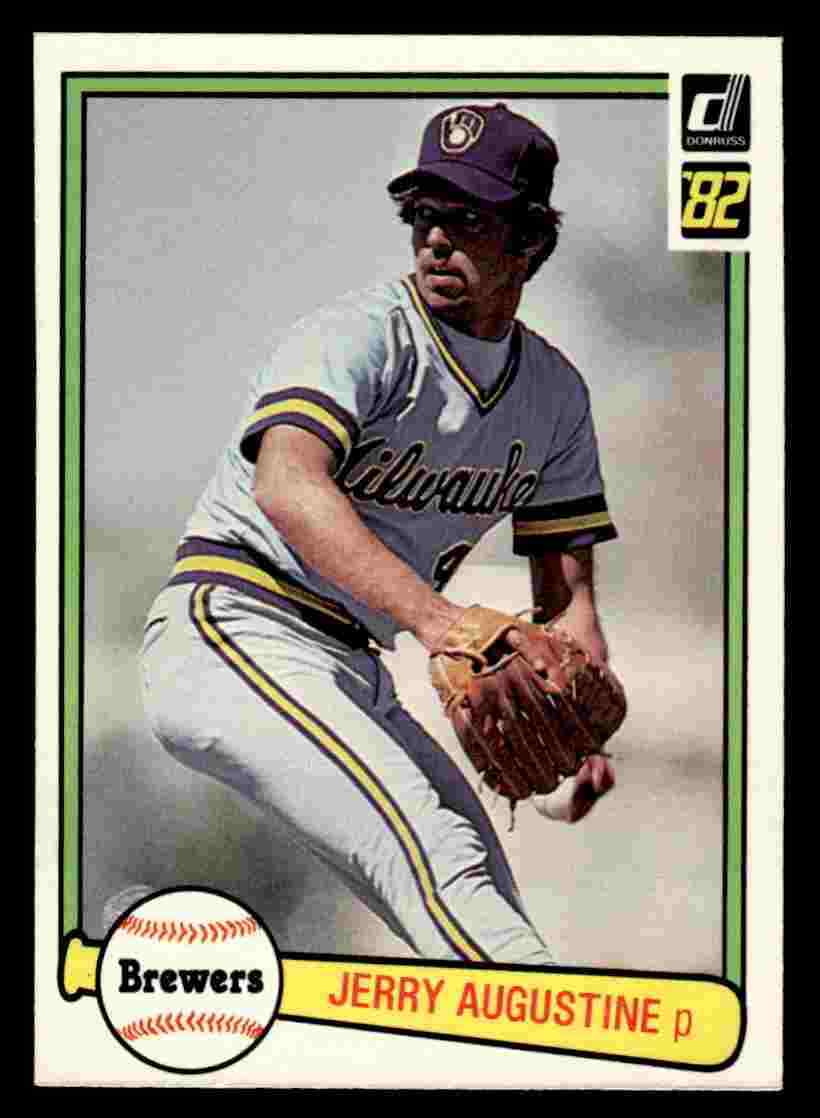 1982 Donruss Jerry Augustine #332 - Milwaukee Brewers | eBay