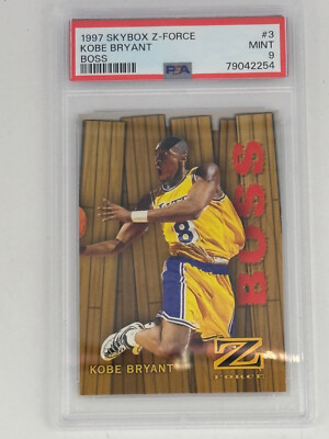 Kobe Bryant 1997-98 Skybox Z-Force BOSS #3 Mint PSA 9 | eBay