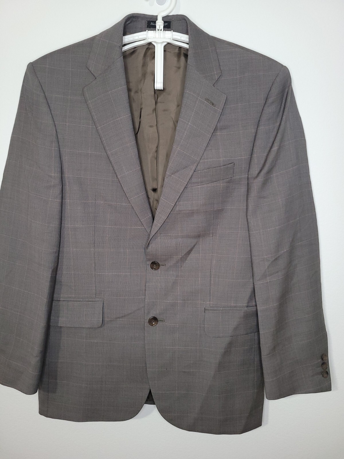 Giacca blazer lana Alexandre London Savile fila 2 bottoni marrone 40R cappotto