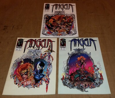 ANGELA #1-3 SPAWN GREG CAPULLO IMAGE COMICS 1994 SET (3) 