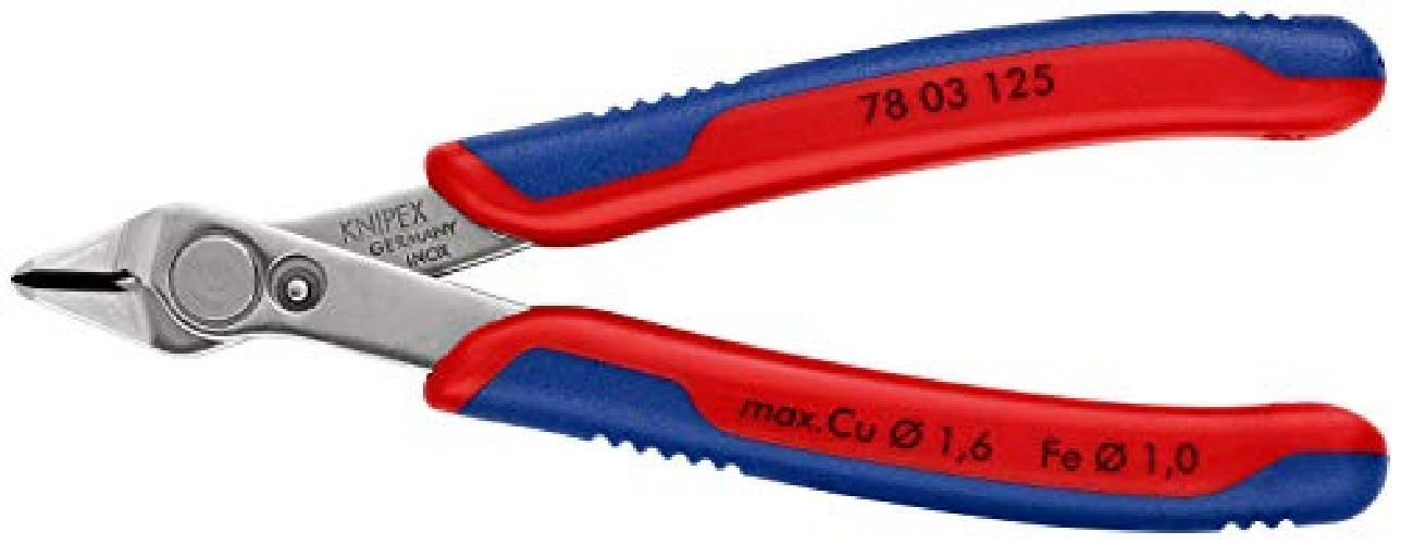 KNIPEX Electronic Super Knips (125 mm) 78 03 125 SB (confezione self-service/bli