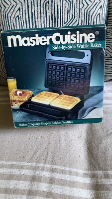 Master Cuisine MC-WM1 Belgian Waffle Electric Waffle Maker, Black