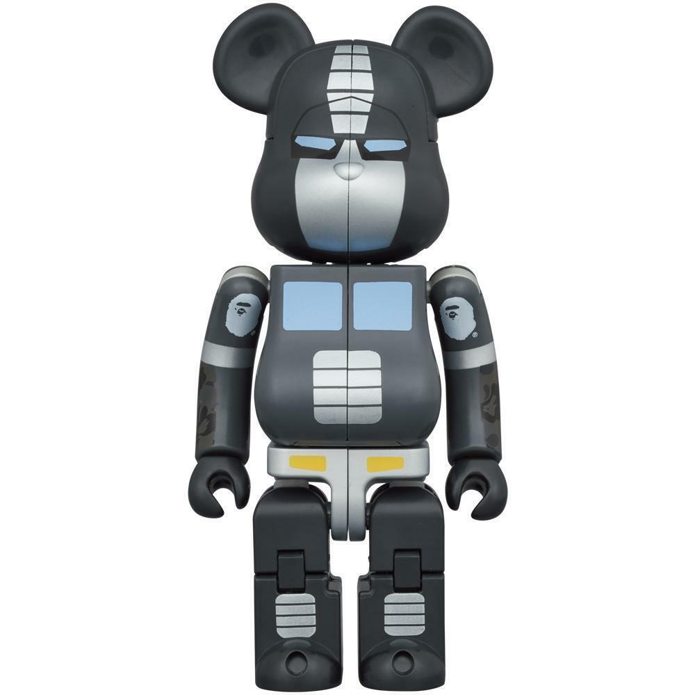 Optimus Prime BE@RBRICK 200% Black ver. BAPE x TRANSFORMERS x MEDICOM TOY APE