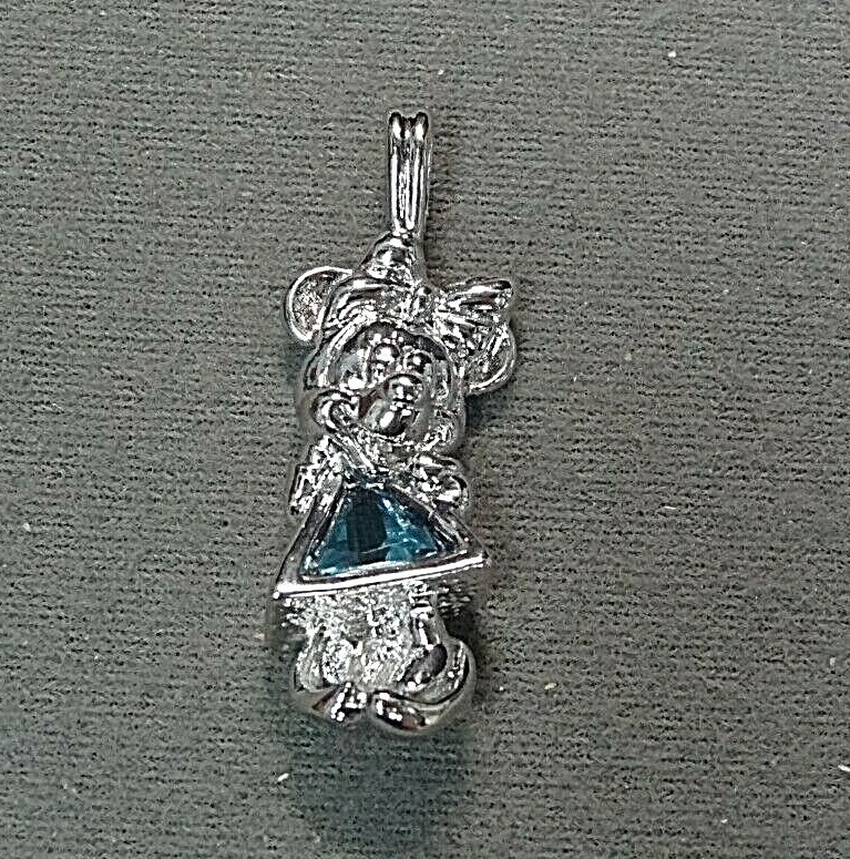 Minnie Mouse Sterling Silver Pendant