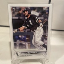 2022 Topps Jake Burger RC #186 Chicago White Sox