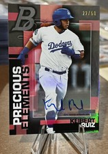 Keibert Ruiz /50 PRECIOUS ELEMENTS AUTOGRAPH ROOKIE SP Bowman Platinum 2020 AUTO