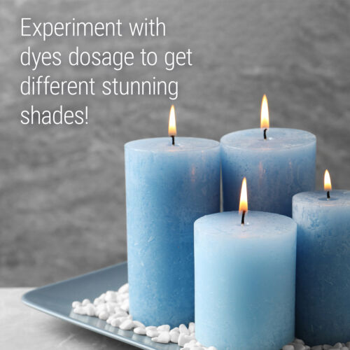 16 Colors Set Wax Dyes for Candle Making, Soy Wax Color Dye Nontoxic Supplies - Picture 6 of 10