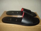 100% AUTH NEW MEN CHRISTIAN LOUBOUTIN COOLRAOUL SLIDE BLACK SANDALS EU 42/US 9 — photo 4