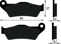 Organische Hintere BremsbeläGe FüR BMW R1200 R 2009 2010 2011 2012 2013
