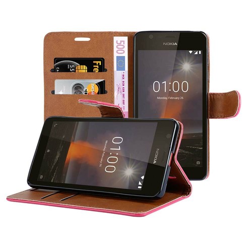 For Nokia 1 Plus Phone Case Leather Wallet Book Cover + Screen Protector - Picture 49 of 80