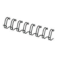 Image of Fellowes Wire Binding Element 10mm Black (Pack of 100) 53265