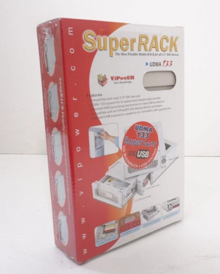 Vipower Mobile Super Rack VP-10KPFU-133 For 3.5 IDE Storage Device HDD/ZIP/USB - Image 2 of 4