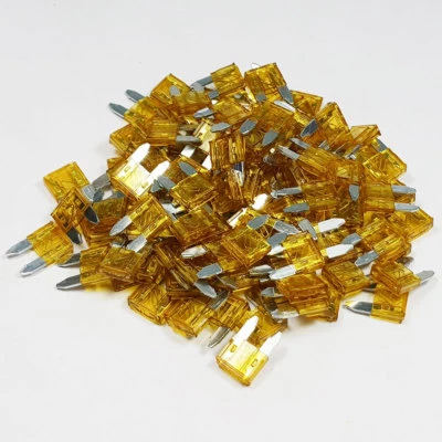 SPLITCHARGE Mini Blade Fuse 5 Amp 5A Amps Tan Orange ATM Auto Car Bike Fuses All Quantities