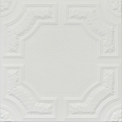 Decorative Texture Ceiling Tiles Glue UP - R28AW Caracas On SALE