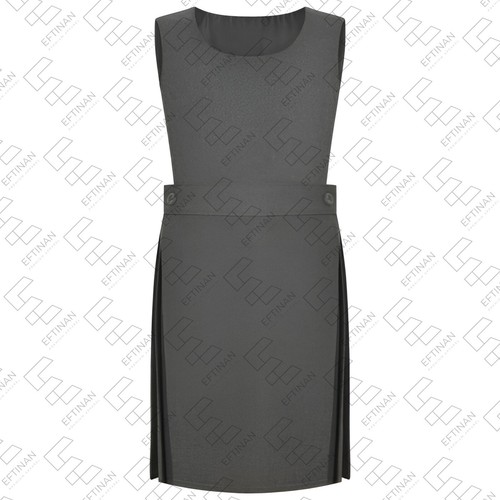 Girls Bib Pinafore School Uniform Sleeveless UK Size 2-16 Years - Picture 7 of 13