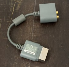 Original Microsoft RCA Toslink Audio Adapter X808221-001 for Xbox 360 Console