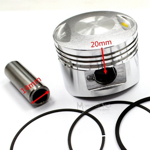 250CC PISTON KIT SET RINGS 65.5mm For Atomik Thumpstar DIRT BIKE ATV QUAD ENGINE - Picture 2 of 6
