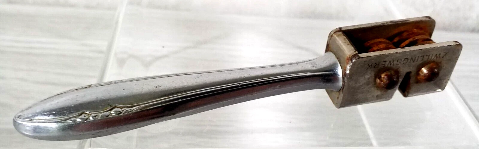ZWILLINGSWERK Hand Held KNIFE SHARPNER J.A. HENCKELS D.R.G.M VINTAGE RARE