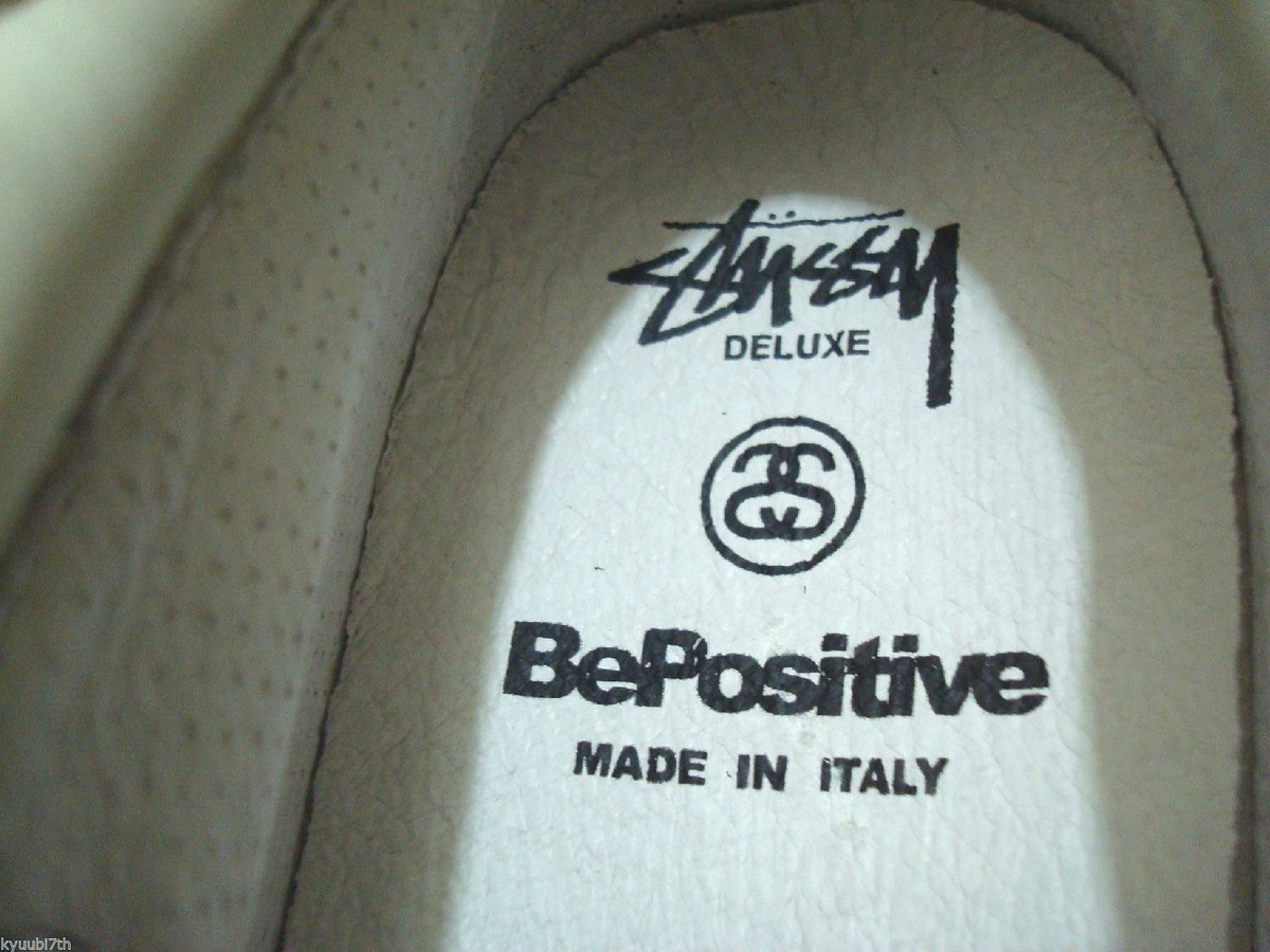 Stussy Deluxe x Be Positive chukka shoes, made in Italy $380+